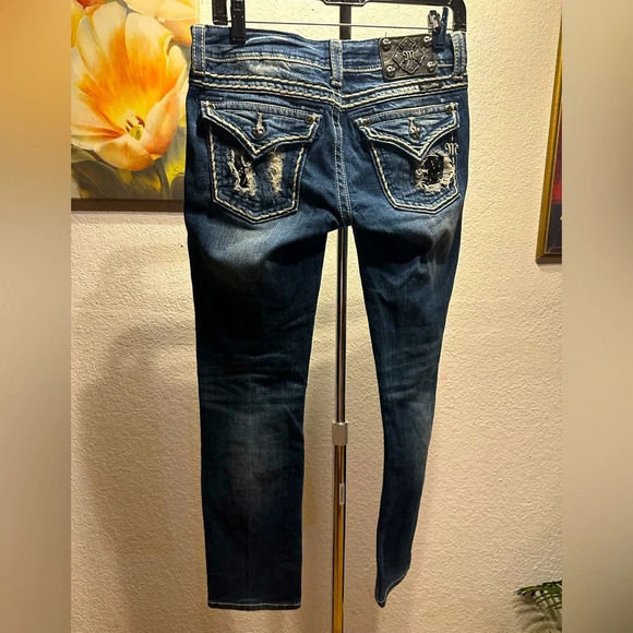 Miss me studded/rigged jeans size 27 - Picture 4 of 15